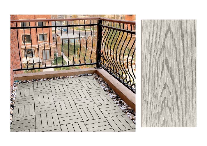 WPC decking color option